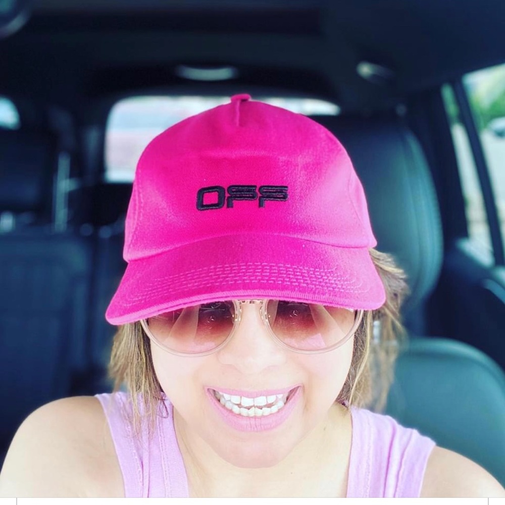 Off-White Baseball Cap - Dark Pink - image 6